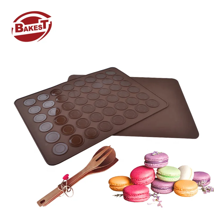 Wholesale Food Grade Heat Resistant Personalized Custom Silicone Baking Mat Baking Sheet Silicone Biscuit Baking Mat Pad