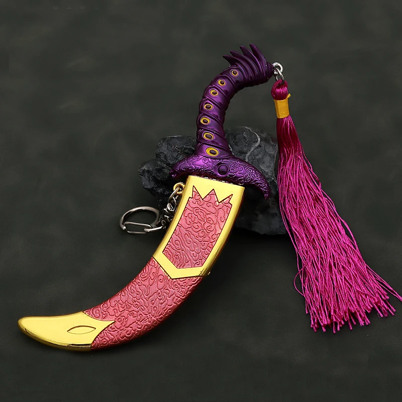 モンゴルのおもちゃのナイフ16cm117g亜鉛合金ミニムーンカーブナイフ