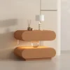 Orange pine-frame cat-claw leather sensor light