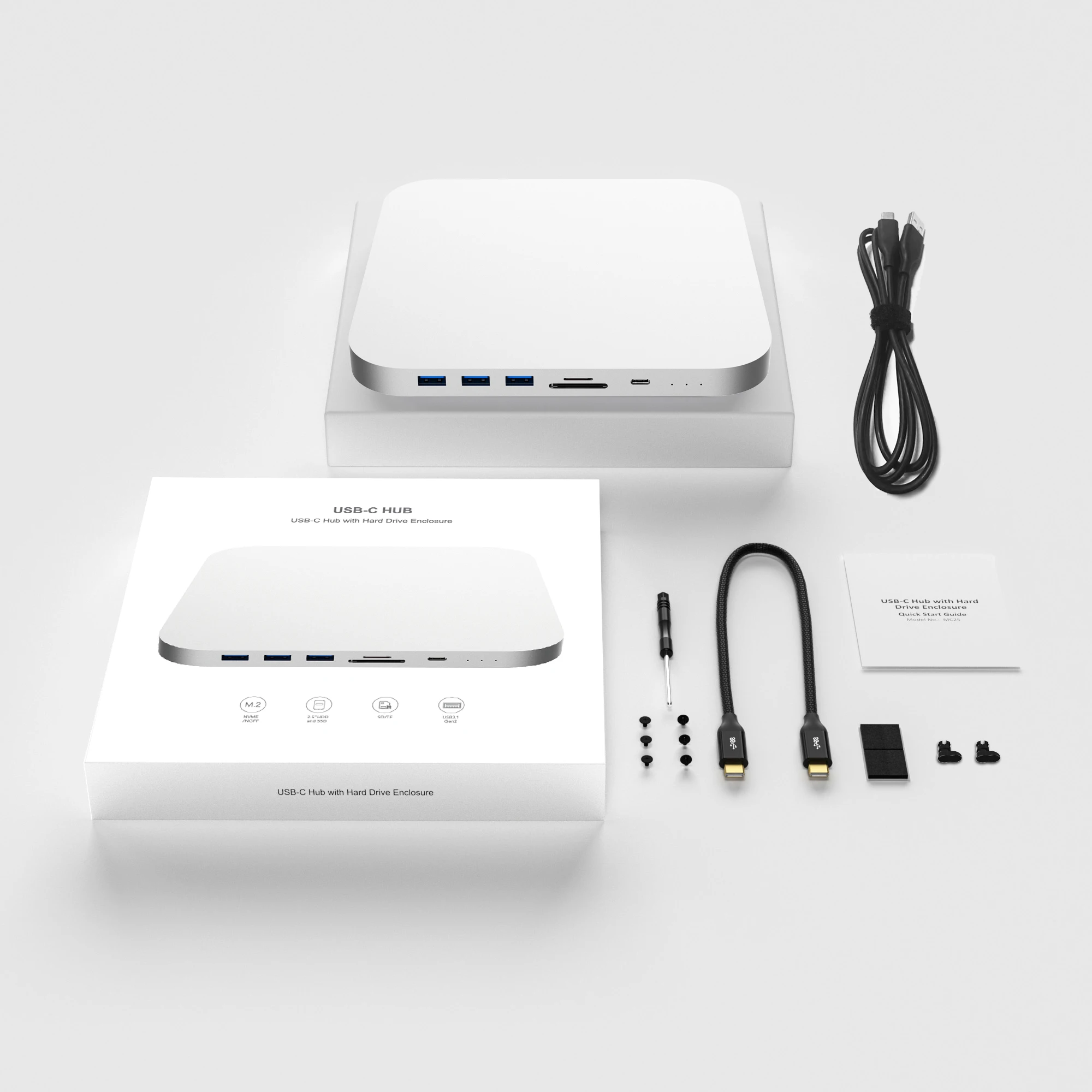 Mac mini (M1， 2020) + USBハブ スマホ・タブレット・パソコン