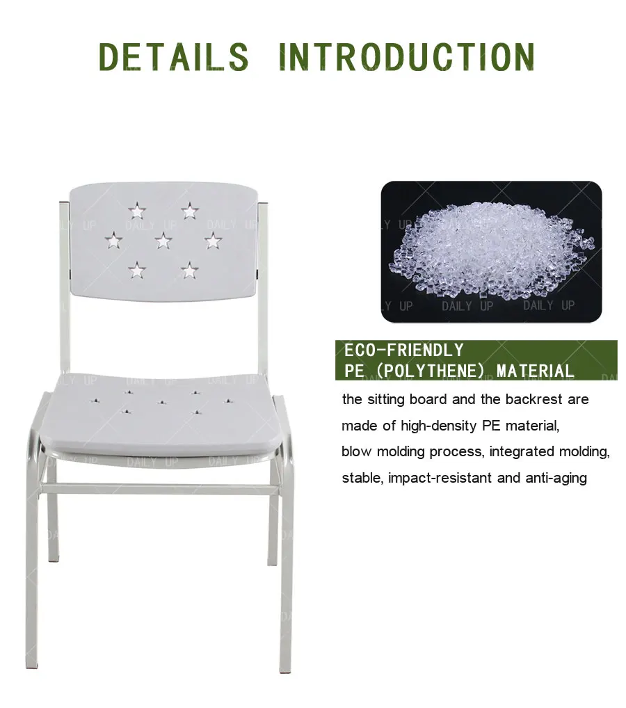 Stacking Chair study table and chair for adults study chairs for students