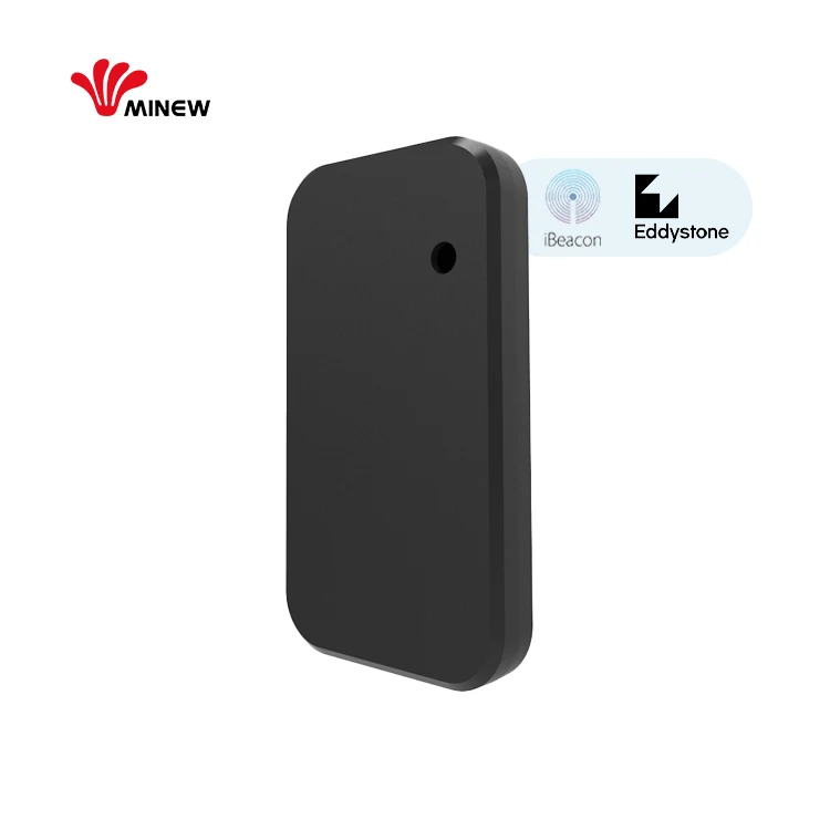 Indoor Positioning Tracking Minew E6 Bluetooth Beacon Card Ibeacon Tag Light Sensor Ble Beacon