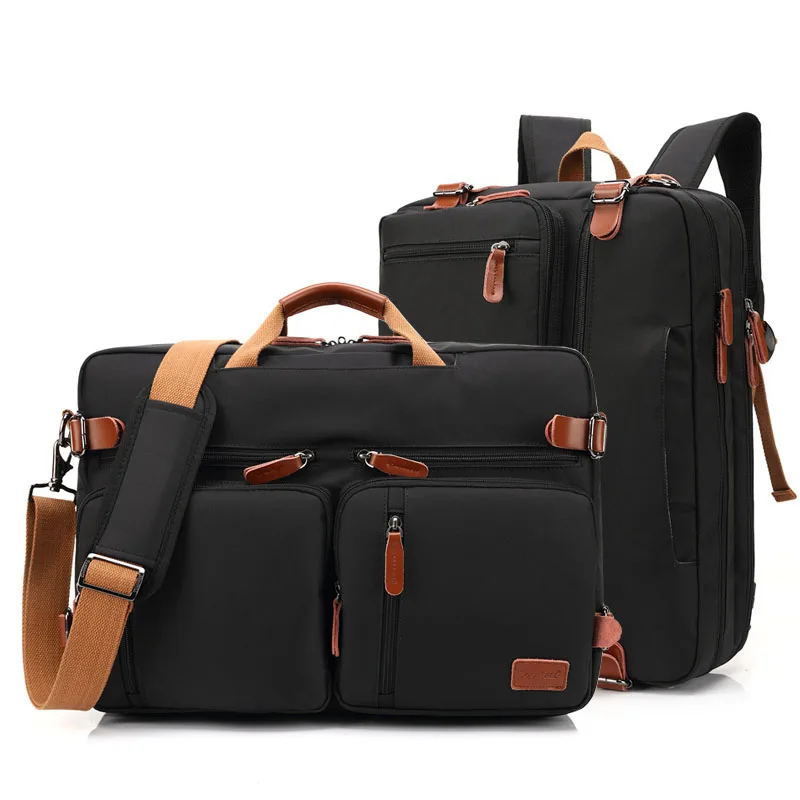 2021 Vintage Men Women Canvas Business Briefcase Rucksack Notebook Computer Shoulder Case backpack