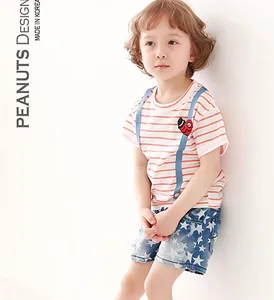 Wholesale New Pattern Style Clothing Boys Cotton Short Sleeve T Shirts