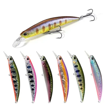 CHEERY Stainless Steel Artificial Hard Bait 110mm/21g Sinking Minnow for Stream Fishing Lifelike Hooks Factory Wholesale – Minnow – view 3