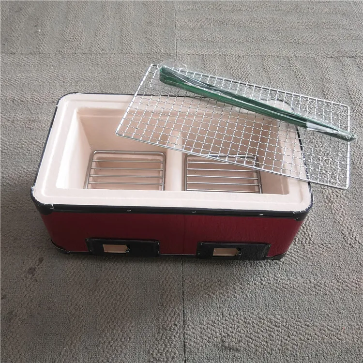 粘土烤箱烧烤出售日本风格陶瓷烧烤hibachi烧烤炉迷你便携式烧烤炉