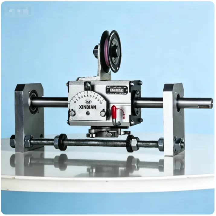 Recycling Copper GPD15C Large Aluminum Alloy Wire Cable Drum Winding Automatic Take Machine Rolling Ring Traverse Drive Model