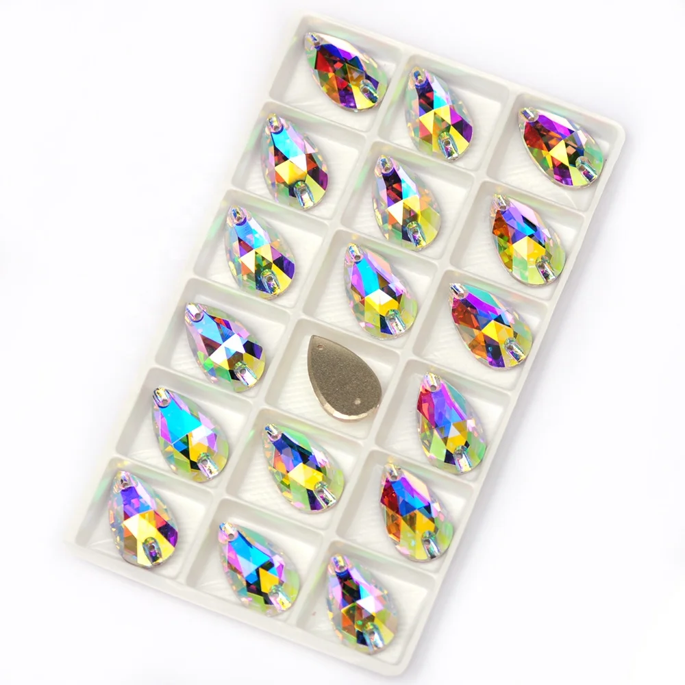 Sew on Crystal Rhinestones Stones Embroidery Beads for Clothes Decoration