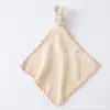 Intermediate-color rabbit drool bib