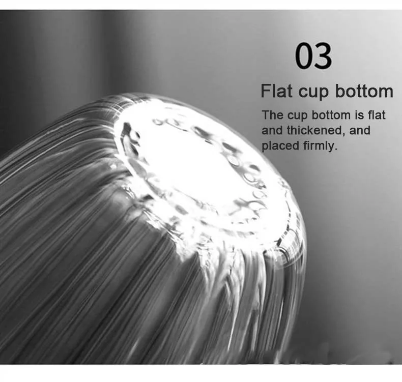 Hot Sale Heat Insulation Glass Tea Cups Yogurt Cup Double Wall Coffee