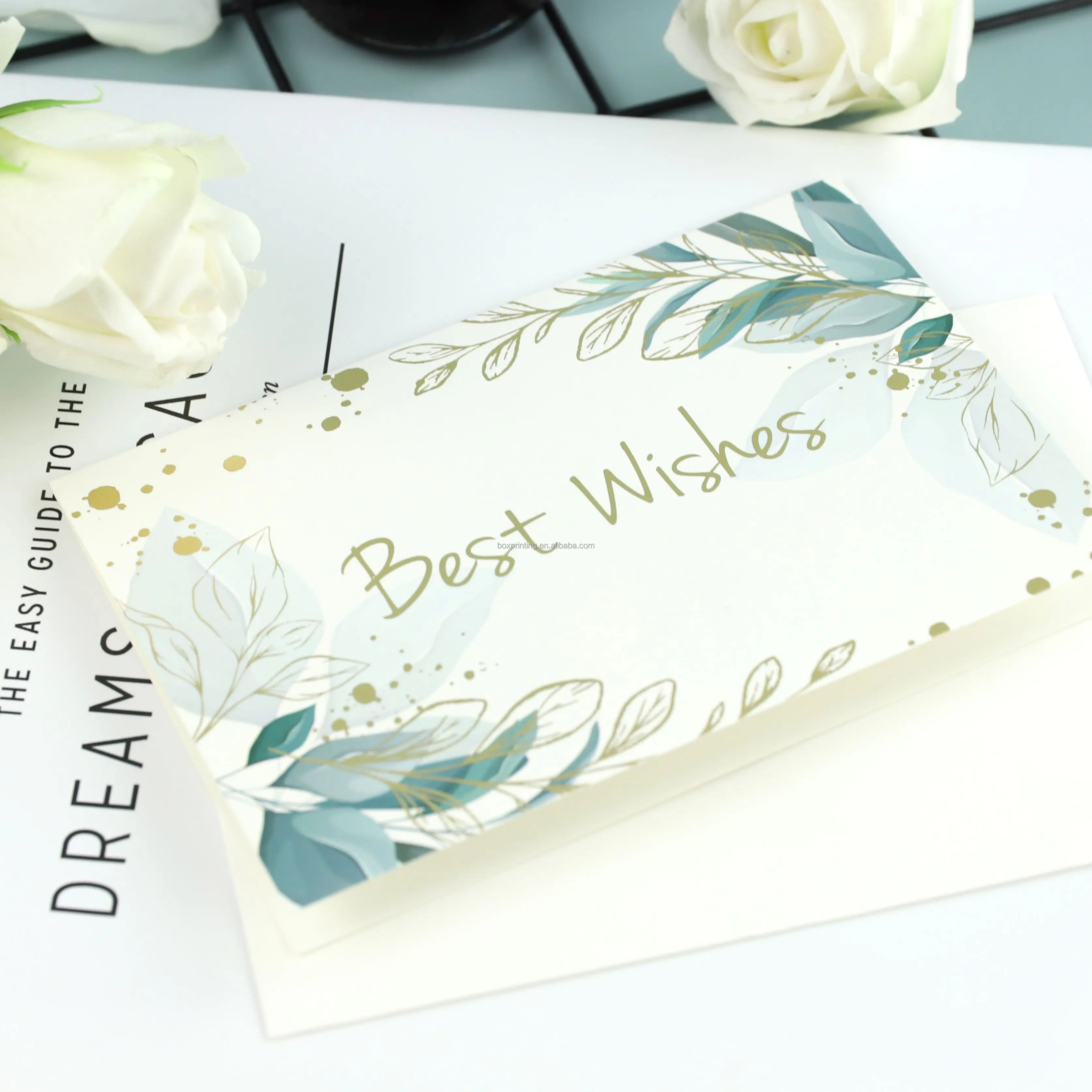 Полноцветная офсетная печатная открытка на заказ