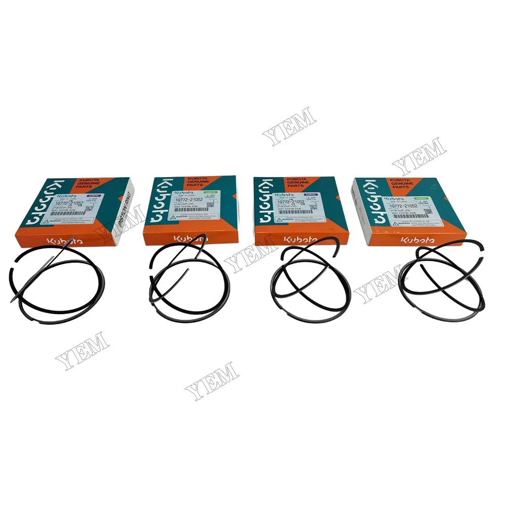For Kubota 4 Cylinder Piston Ring V1502 V1505 V1512 V1702 Engine Parts Whole Sale