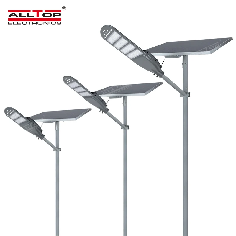 Alltop Road Aluminum Timer Control Smd Outdoor Ip65 Waterproof 100 150 200 Watt Led Solar Street Light