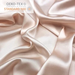 High quality 100% SILK 16mm fabric satin charmeuse silk fabric for curtain