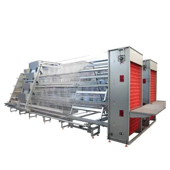 Poultry Equipment Chicken Cage Egg Layer Layer Automatic Chicken Battery Cage Product 2020 Silver New Provided Chicken Farming