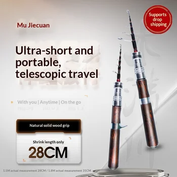Fishing Fan Qingchuan Carbon Telescopic Travel Rod Soft Tune Action L-adjustable Portable Stream Use Micro-object Lu Fishing Rod – Soft Lure – view 4