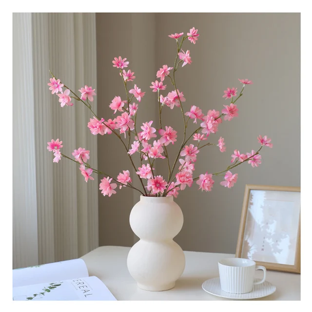 2024 hot selling wedding centerpieces pink sakura blossom artificial white cherry blossom home party event DIY decoration