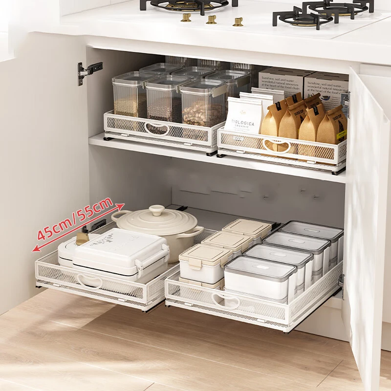 Efficient Kitchen Spice Storage Slide Out Cabinet Drawers