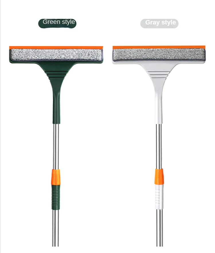 Скребок для мытья окон двусторонний, бытовой пластиковый скребок для мытья стекол