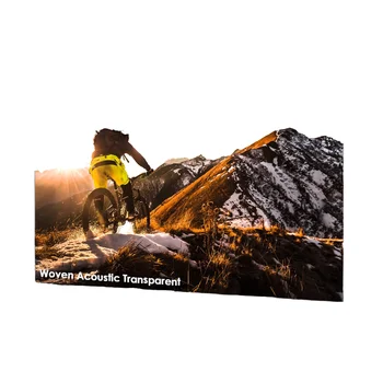 4K Ultra HD PET Woven Acoustic Transparent for Home Theater Long Throw FS660S 120-Inch 16:9 Fixed Frame Projector Screen