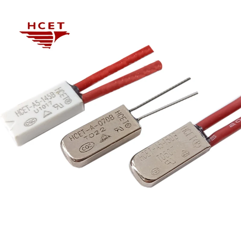 HCET TB05 ksd9700 Thermal Cutoff Switch Motor Thermal Protector with CQC TUV RoHS