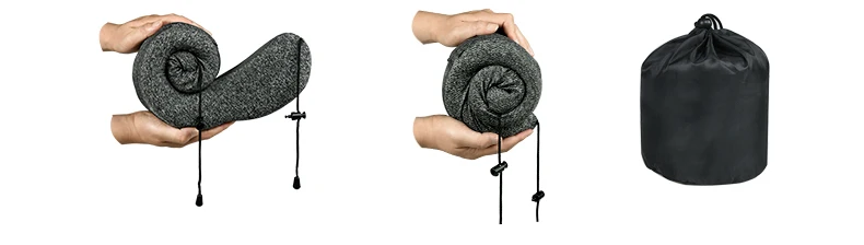 Travel Pillow with Hoodie Image 2