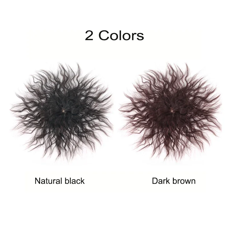 100 % Echthaar, Corn Wave-Stil, realistischer Haaraufsatz für Frauen, Rosennetz, 3 Clips, 15,2 cm, Clip-in-Verlängerung_voghion.com
