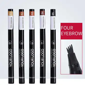 Best Sell 5 Colors Eyebrow Pencil Waterproof Makeup Brow Colour Long-lasting Waterproof Vegan Eyebrow Pencil