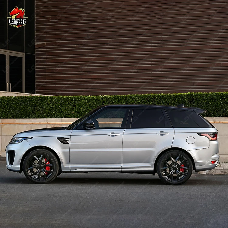 2022 SVR Style Body Kit for Range Rover Sport 2014-2017 with Front Rear Bumepr Side Skirts Fender Headlights Taillights