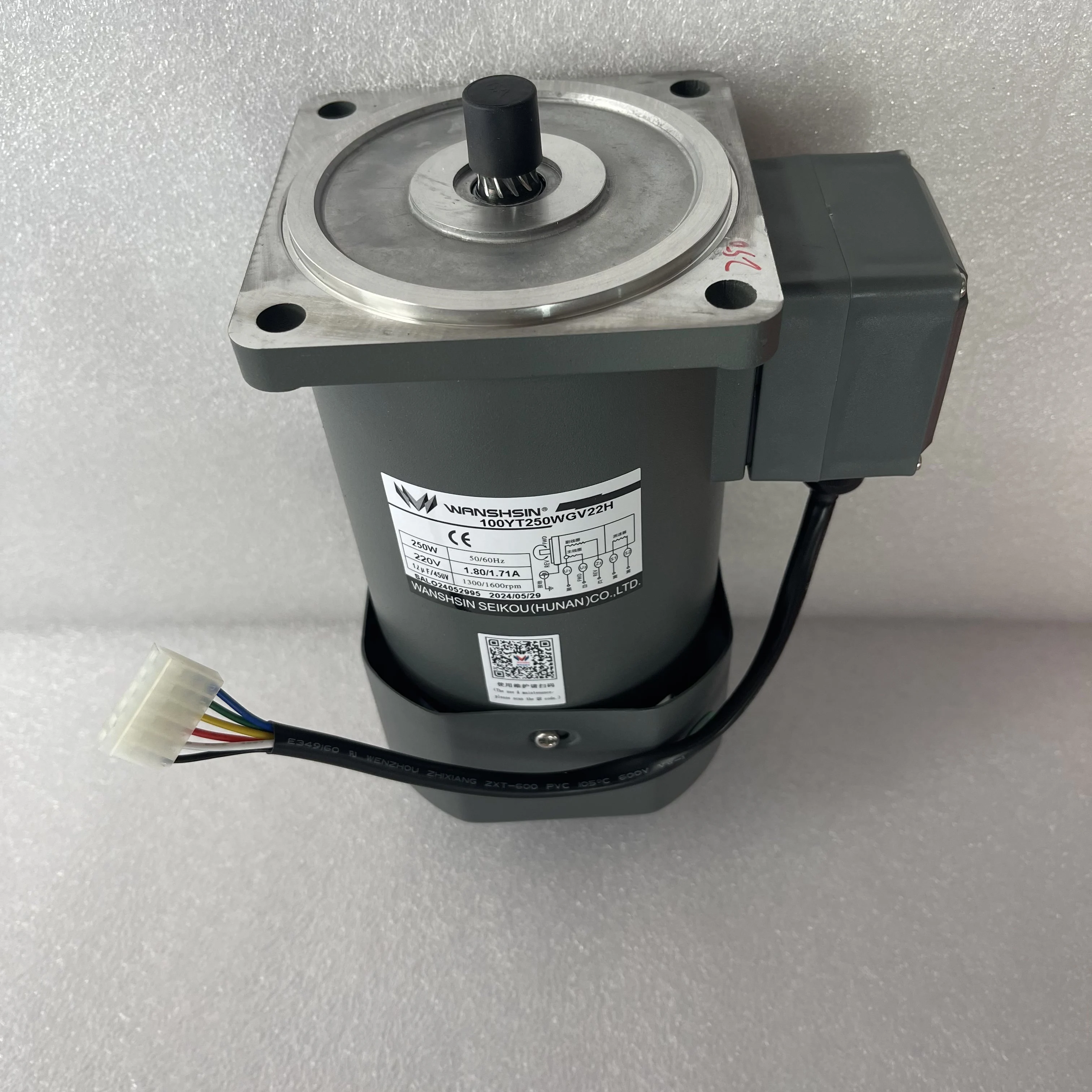 WENSHIN Gear Motor AC Motor with Gearbox 100YT250WGV22H WENSHIN Gear Motor AC Motor with Gearbox 100YT250WGV22H