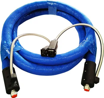 16MM flexible hot melt glue hose / electric PTFE heated hose for gluing, oil, grease , wax industry