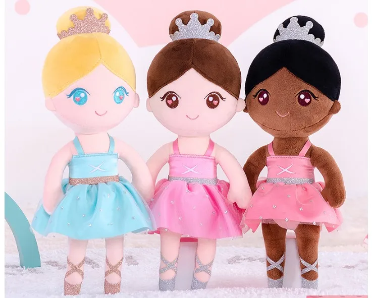 Ballerina Bambola Di Pezza Nera Bambola 35 Cm Barbie Ballerina Da