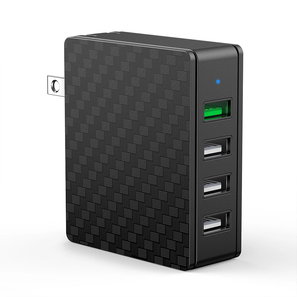 
Сетевое зарядное устройство с 4 USB-портами для телефона, сертификация CE/UL 