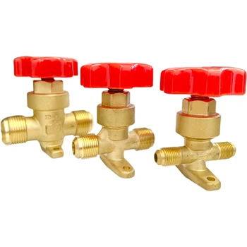 Refrigeration Brass Hand Valve Air Conditioning Cold Storage Shut Off Valve Of Manual Stop Valve