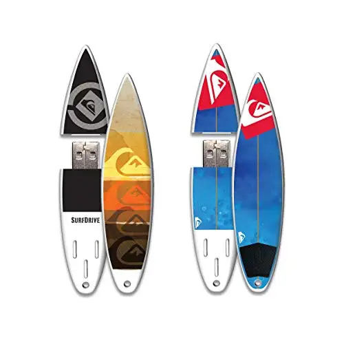 Personalized New USB 2.0 Surfboard Shape Flash Drive with 5-Year Warranty