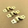 Gold horizontal and vertical strips hanging