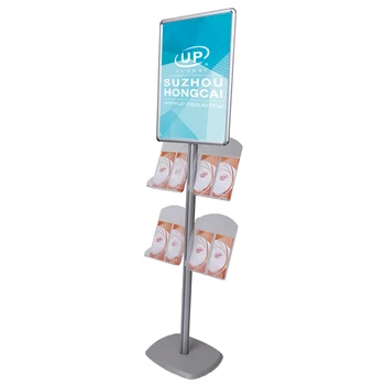 Manufacturer Factory Sales multifunction brochure holder for poster display and Booklet storage for libraries or shopping malls