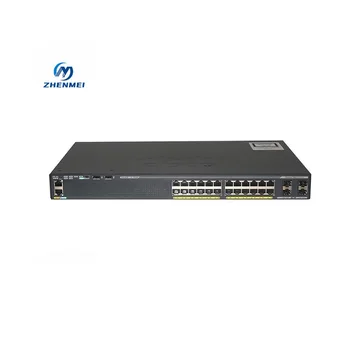 Wholesale Hot Brand new packaging  24 GigE PoE 370W, LAN Base  Switch WS-C2960X-24PS-L network switch