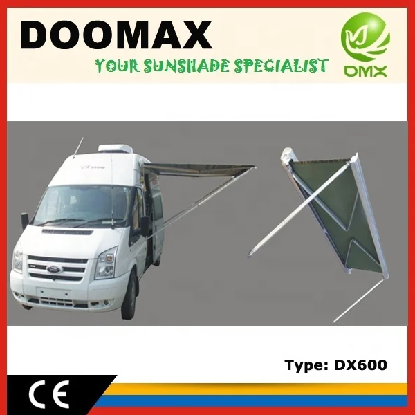 DX600 Manual Controlled Fabric Covered Arb Car Awning