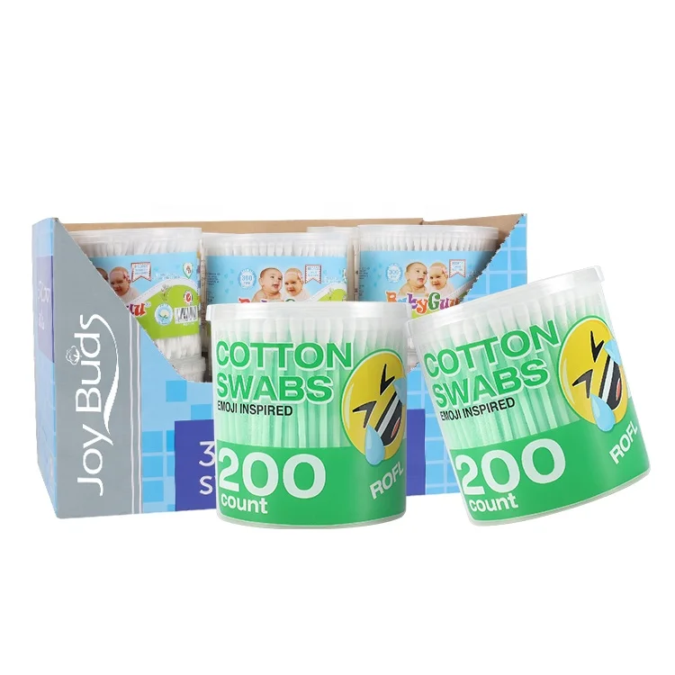 200 шт Дешевые Наушники для чистки красоты ватные цветные пластиковые ватные палочки