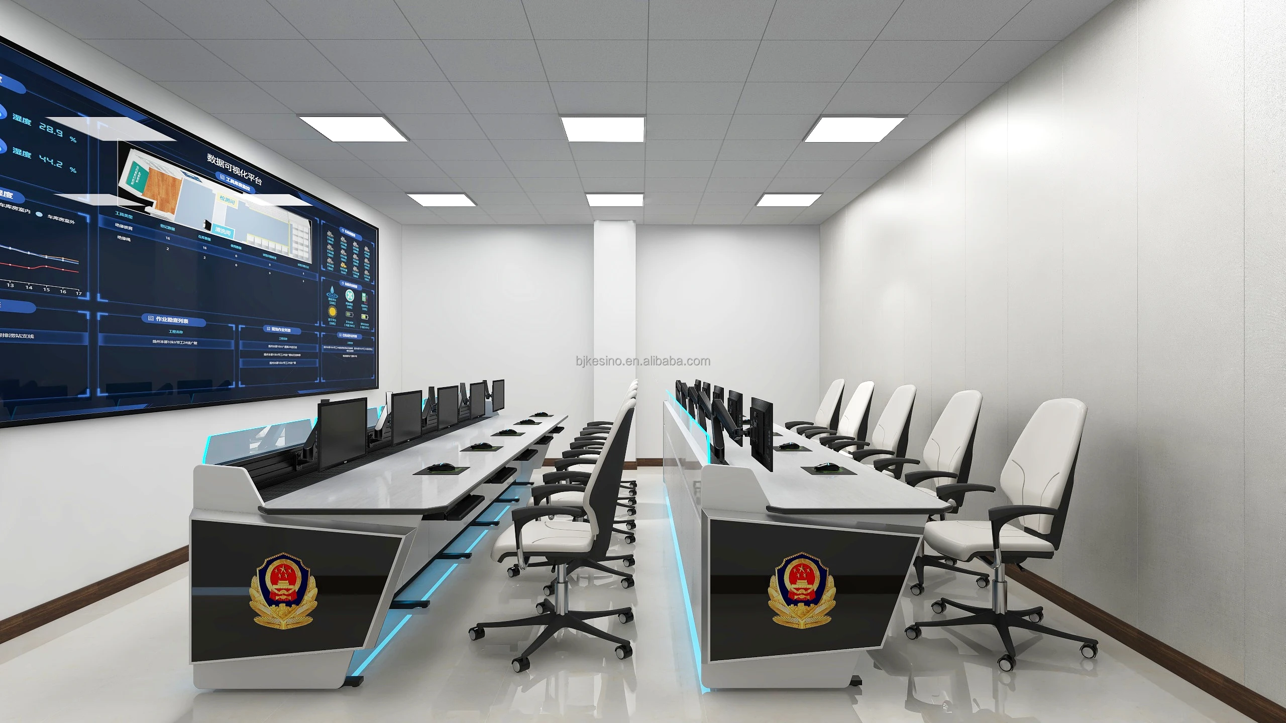Kesino Control Room Consoles - High-Tech Smart City Solutions