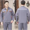 traje gris