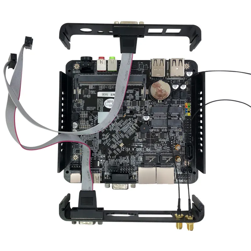 Fanless Linux Ubuntu Mini PC DUAL LAN Quad Core J1900 J6412 J2900 N2940 N2830 Digital Signage KIOSK Industrial Desktop Computer