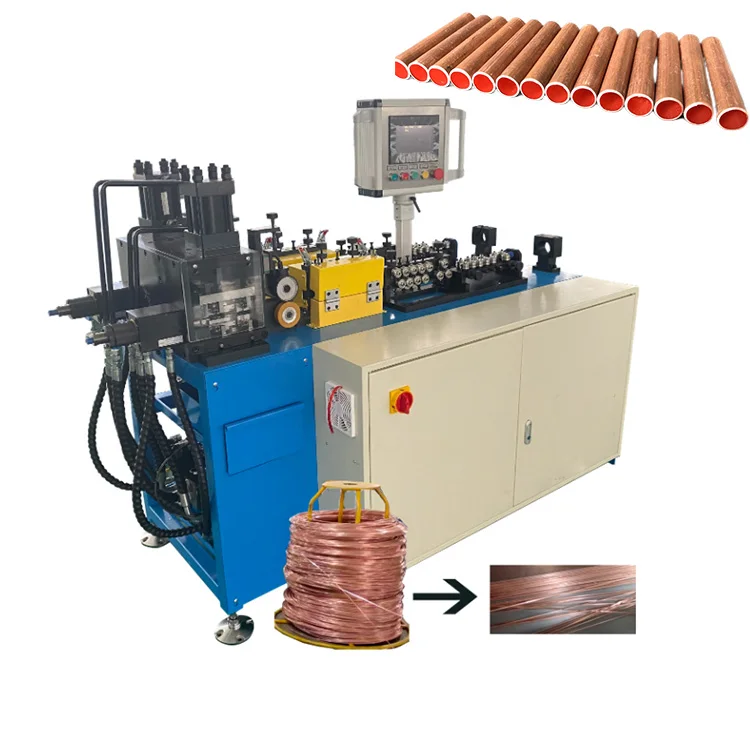 Automatic Burr-free Chippless Coiled Tube Pipe Straightening and detail photo BOBO Machine automatic burr-free chippless coiled tube pipe straightening and shown in a detail photo for this news article