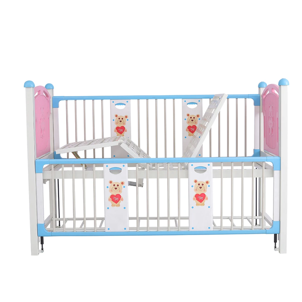 Electric Full Enclosed Pediatric Bed with Infusion-Foldable Hospital & School Healthcare Equipment with Training Stand 5