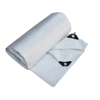 Custom 1000D Waterproof Heavy-Duty PVC Tarpaulin Roll - 340-610GSM, Fireproof, Ideal for Tent & Truck Covers