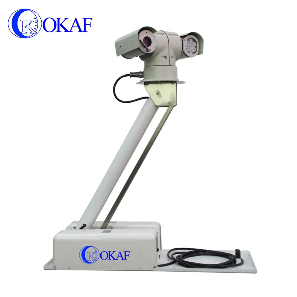 Vehicle Roof Mounted Telescopic Camera Tower CCTV Security Surveillance PTZ Camera Pole