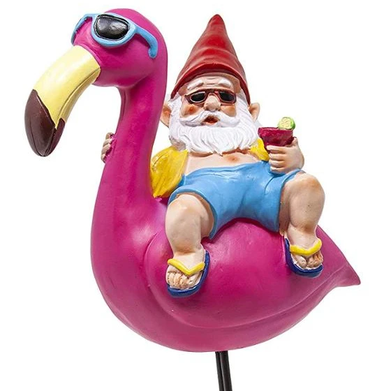 Gnome And A Flamingo Indoor Outdoor Garden Gnome Sculpture For Patio Buy Outdoor Garden Gnome Garden Gnomes Cheap Gnome And A Flamingo Product On Alibaba Com