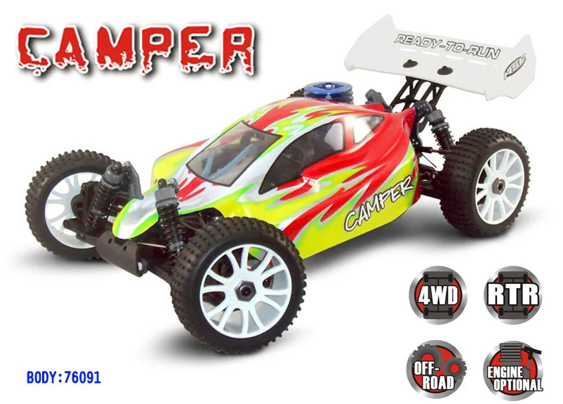 Lehoo Toys HSP 94760 2.4G Nitro Powered 1/8 Scale Gas RC Car