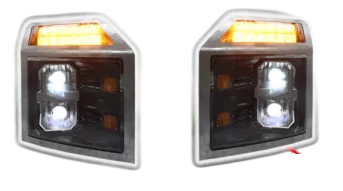 HIEEY Wide-angle Illumination Headlamp with DOT/SEA Approved Fits Anthem Blackout Projection Headlight Assembly, Reliable Choice